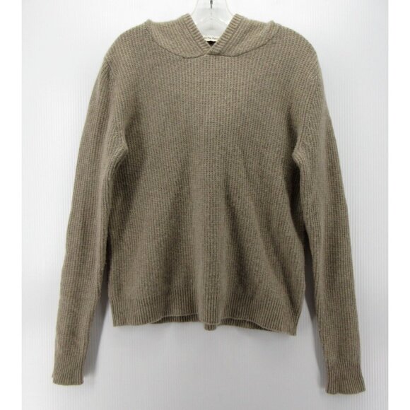 Gentle Herd Sweater Small Wool Pullover Hoodie Thermal Waffle Knit - Picture 1 of 10